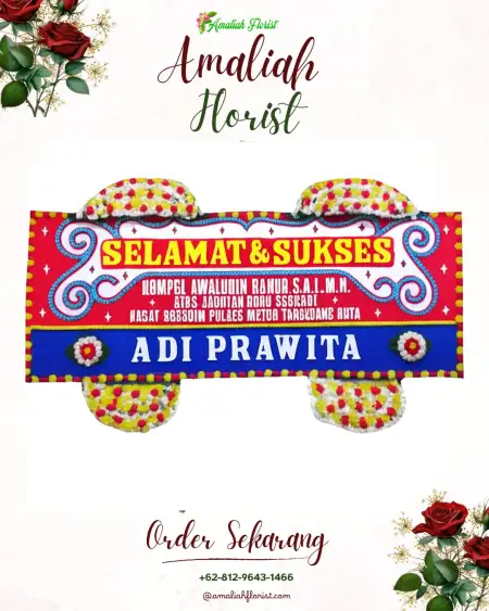 Papan Bunga Ucapan Selamat Semparuk