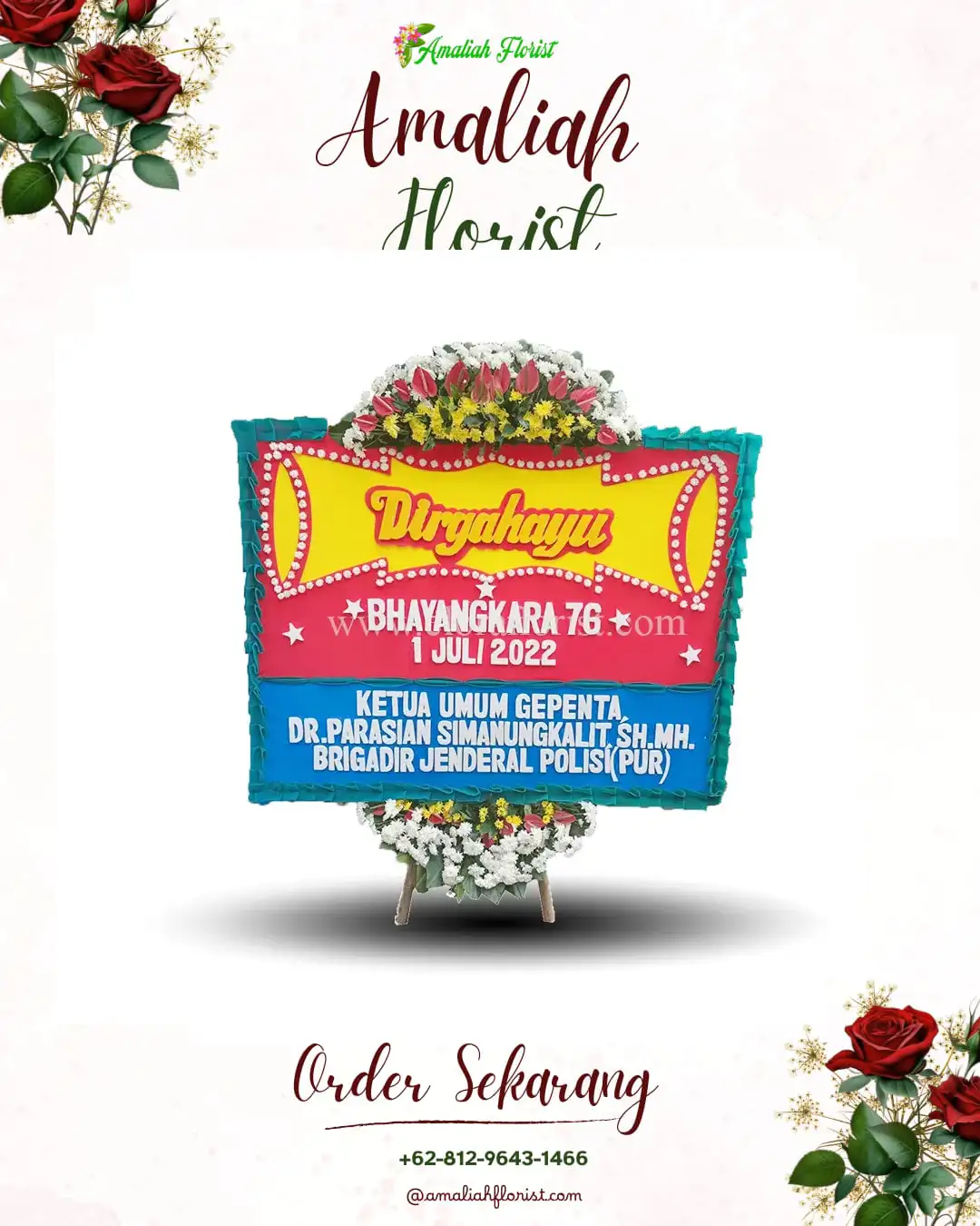 Papan Bunga HUT Ulang Tahun Semparuk